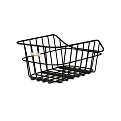 Basil Cento Aluminium Rear Basket - Black