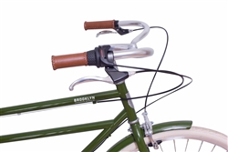 Brooklyn Bike Co. Stitched Vintage Brown Grips (Short/Long)